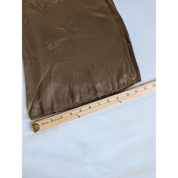 J.Crew Astrid Wide Leg Pant Luster Crepe Bronze Size 4 Elastic Waist Old Money - Picture 10 of 12